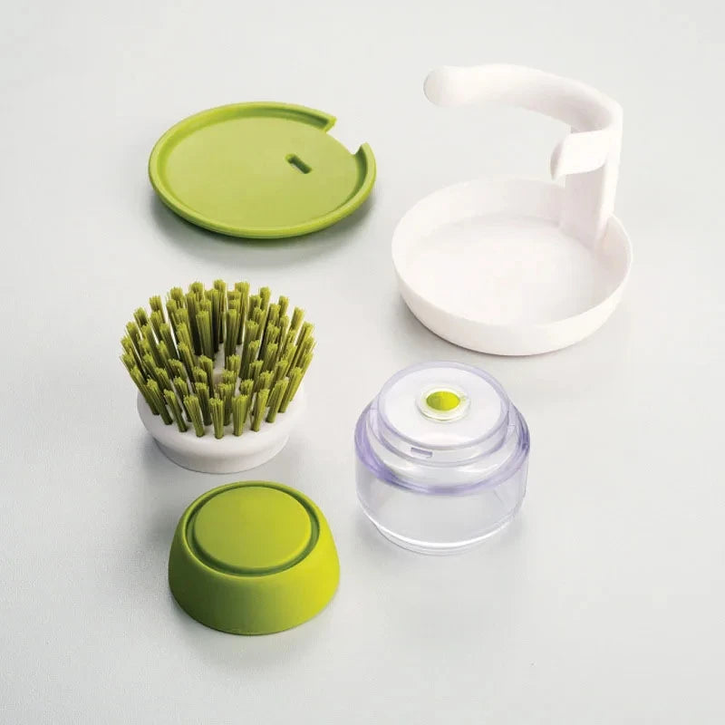 Afwasborstel met Zeepdispenser Multi-Use